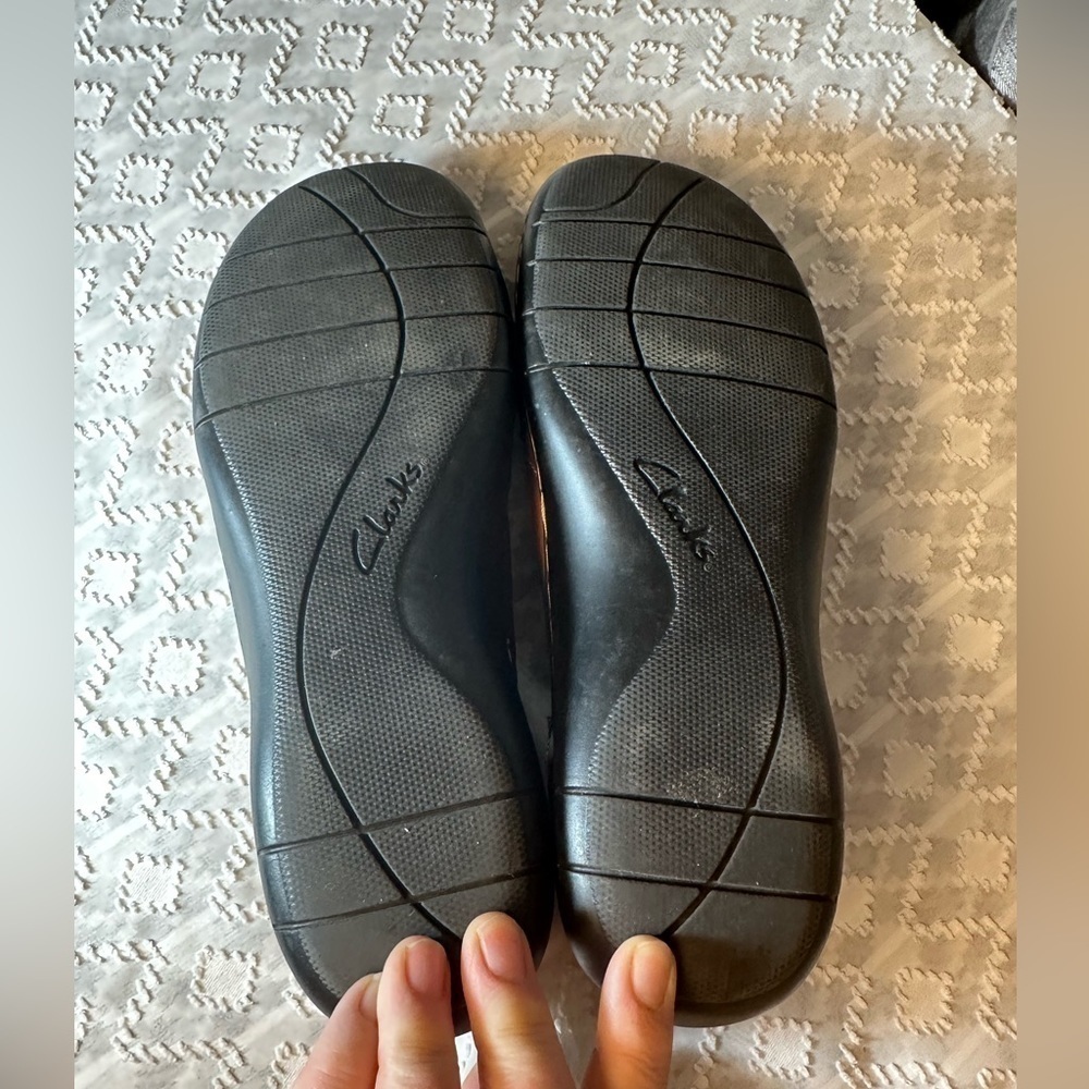 Clark’s Bendable Tan Leather Mary Jane Women’s Shoes Size 8 M - Picture 5 of 9